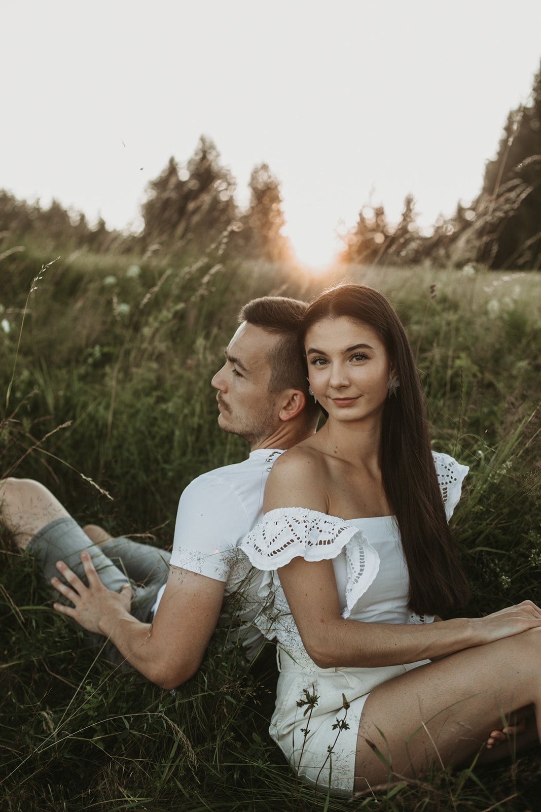 Sesión de pareja en naturaleza